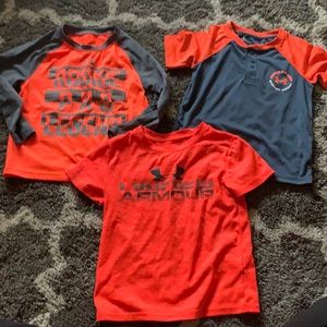 Under armour toddler boys shirts 4t